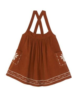 Bonton Dress "Michelle" - Brown