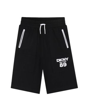 DKNY Bermuda Con Logo - Black