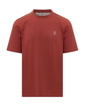 Brunello Cucinelli Classic T-Shirt - Red