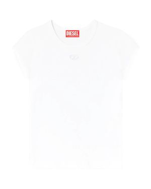DIESEL Logo Cotton T-Shirt - White