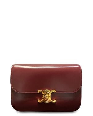 Celine Classique Triomphe Bag - Red