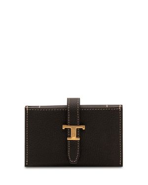 Tod's Tim Accordion Mini Wallet - Black