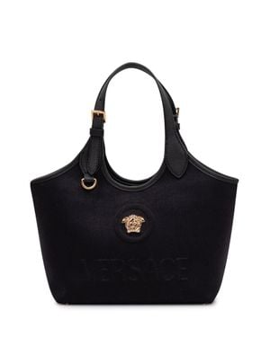 Versace The Medusa Mini Tote Bag - Black
