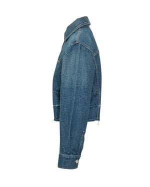 Givenchy Raw Edge Shirt - Blue