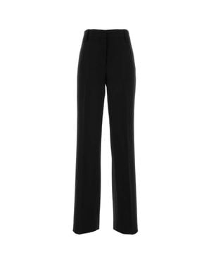 Versace Stretch Wool Pants For - Black