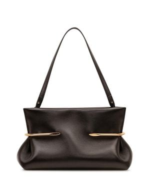 Givenchy Mini Clutch With Metallic Detailing - Black