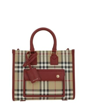 Burberry Ll Mn Freya Tote Dfc - Red