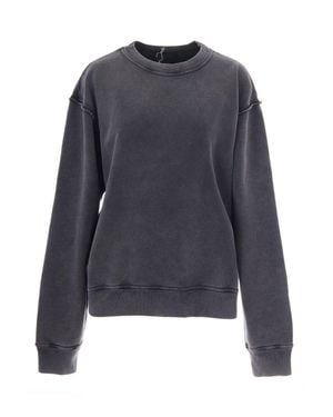 Haikure Cotton Crewneck Sweatshirt - Blue