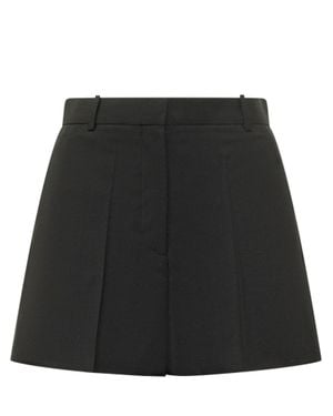 Givenchy Fashion Forward Shorts With Elegant Pleats - Black