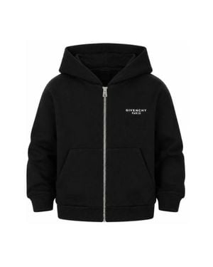 Givenchy Girls' 100% Cotton Sweater - Black