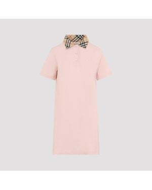Burberry Iris Polo Dress - Pink