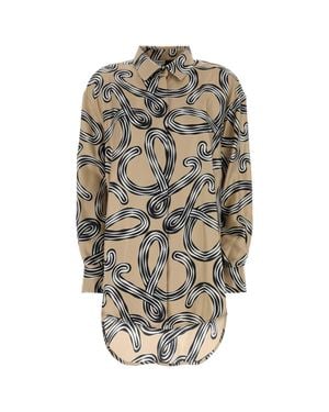Loewe Printed Silk Paula S Ibiza Shirt - White