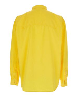 Versace Shirt Cotton - Yellow
