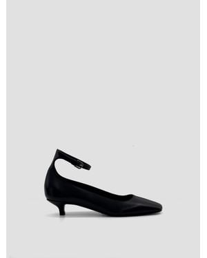 TOTEME Mini Ankle Pumps - White
