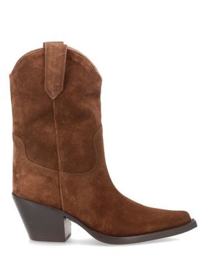 Paris Texas Suede Boots - Brown