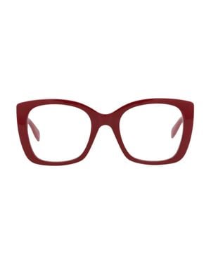 McQueen Am0351O Eyeglasses - Red