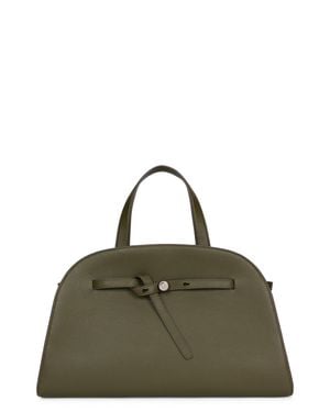 Tory Burch Romy Travel Handbag With Top Handles & Shoulder Strap, 25 Cm X 41 Cm X 13 Cm - Green