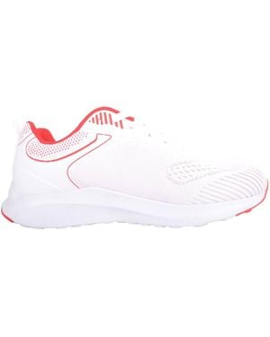 Absolute Footwear Slip On Lace Up Sports Walking Gym Running Leisure Trainers - White