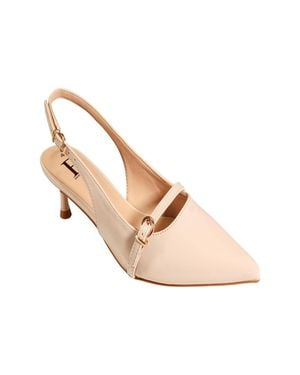 LARANGE Elegant Slingback Kitten Heels For - Pink