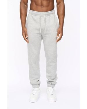 Crosshatch Preece Joggers With High Build Leg Branding - White