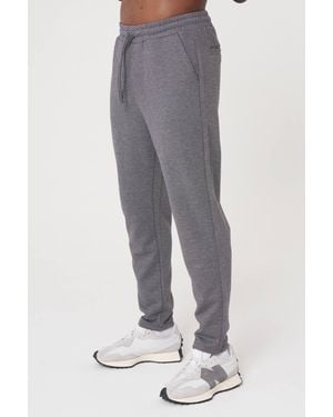 Native Youth Jacquard Tapered Cuffed Trousers - Grey