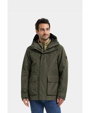 Didriksons Liam Waterproof Breathable Padded Winter Jacket - Green