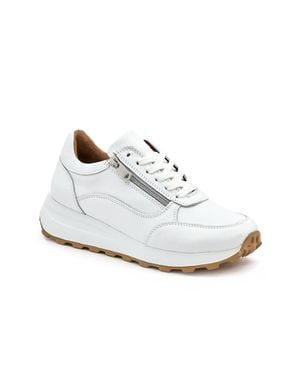 Jones Bootmaker Bertina Lace-Up Trainers - White