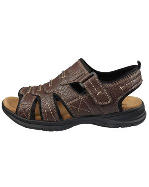 TruClothing Open-Toe Lightweight Sandal - Brown
