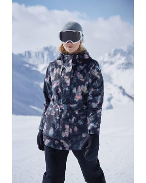 Animal 'Tignes' Printed Waterproof Taped Seams Thermal Tested Snow Jacket - Blue
