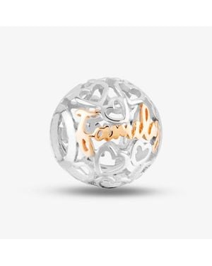 Rosa Lea Openwork Family Charm Am-2Thb013807 - White