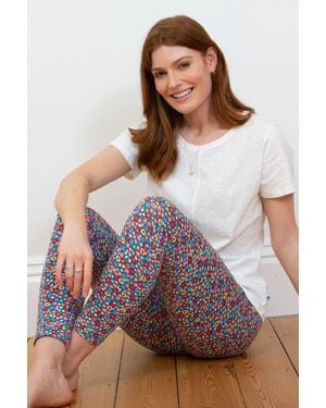Kite Lytchett 7/8 Leggings Meadow Ditsy Bright - Brown