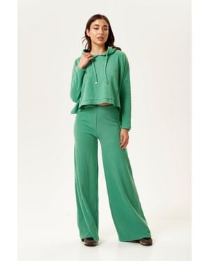 Liquorish Wide-Leg Pant - Green