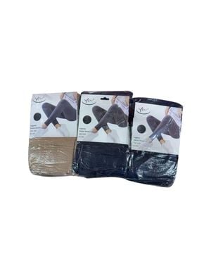 KDMD Thick Knitted Winter Workout Leggings - Blue