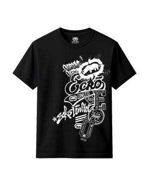 Ecko' Unltd Logo'D Up T-Shirt - Black