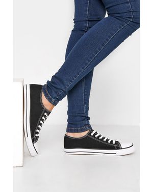 Long Tall Sally Canvas Low Trainers - Blue