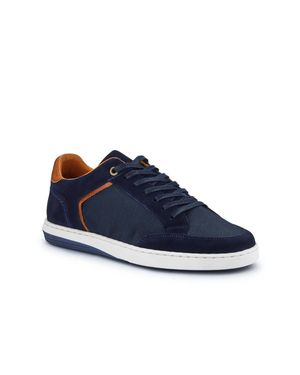 Jones Bootmaker San Diego Leather Trainers - Blue