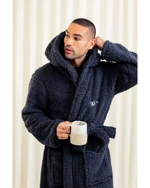 Lulabay Personalised Premium Dressing Gown - Blue