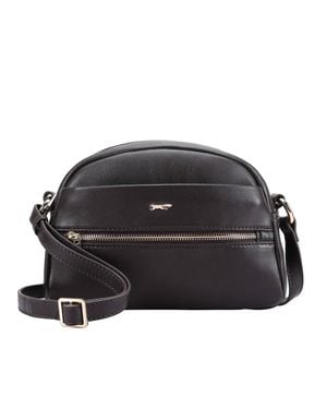 Paul Costelloe Loire Leather Cross Body Bag - Black