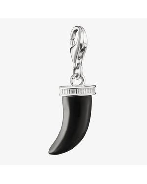 Thomas Sabo Charm Club Obsidian Tooth Charm 2235-023-11 - Black