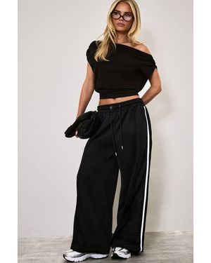 EGO Striped Joggers - Black