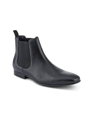 Jones Bootmaker Leather Pointed-Toe Chelsea Boots - Black