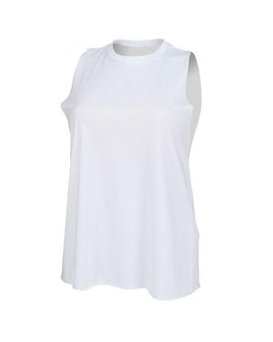 Skinni Fit High-Neck Tank Top - White