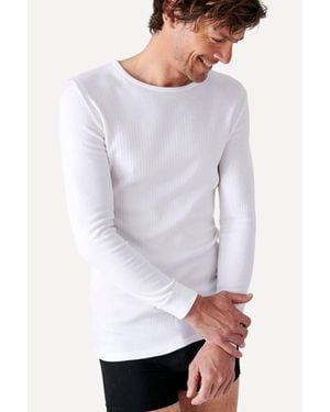 DAMART Thermolactyl Intense Warmth Long-Sleeved Base Layer T-Shirt - White