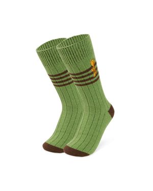 Marvel Groot Long Stripe Socks - Green