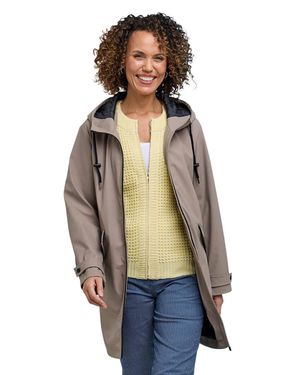 Chums Showerproof Hooded Raincoat Lightweight Waterproof Jacket - Blue