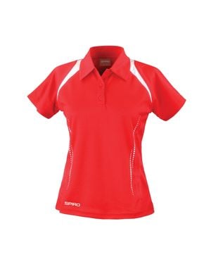 Spiro Team Spirit Polo Shirt - Red