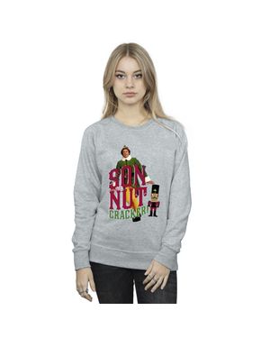 Elf Son Of A Nutcracker Sweatshirt - Grey