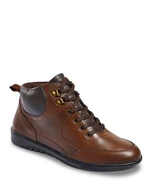 Chums Wide Fit Waterproof Leather Boot - Brown