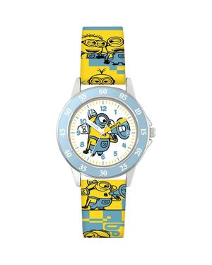 Disney Dmf4107 Minions 35Mm Quartz Watch - Metallic