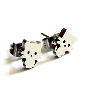 Aye Do Gifts Kitty Cat Stud Earrings - Black